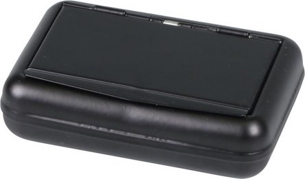 Cool Tabakdose schwarz matt,Papierhalt.10x7cm