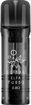 ELFBAR ELFA Turbo nachf&uuml;llbarer Pod 0,8 Ohm 2ml 2er Set