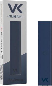 VK Slim Air Akku 500mAh Edelstahl blau