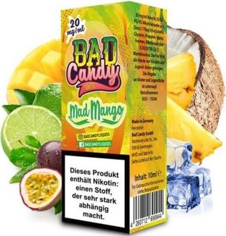 BAD CANDY Liquid NicSalz Mad Mango 20mg/ml 10ml