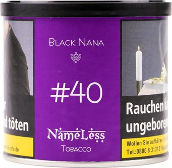 WP-Tabak Nameless Black Nana 200g-Packung