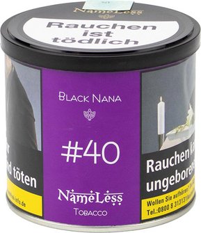 WP-Tabak Nameless Black Nana 200g-Packung