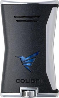 COLIBRI Feuerzeug Slim schwarz/chrom UNBEF&Uuml;LLT