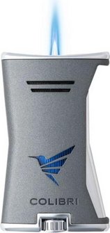 COLIBRI Feuerzeug Slim schwarz/chrom UNBEF&Uuml;LLT