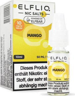 ELFBAR ELFLIQ Mango 10mg/ml Nic Salt 10ml