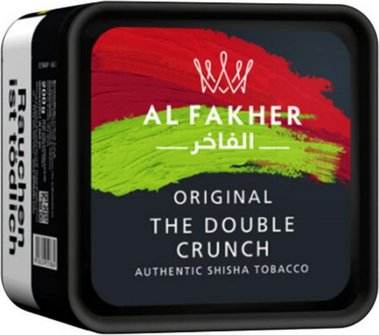 WP-Tabak Al Fakher The Double Crunch 200g-Packung