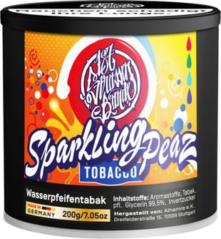 WP-Tabak 187 Tobacco Sparkling Peaz 200gr-Dose