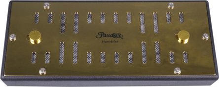 PASSATORE Polymerbefeuchter eckig goldin f&uuml;r ca.50-100 Zig.