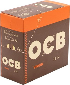 OCB Unbleached Virgin EXTRA LONG Slim (je 50 Hf)