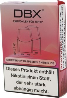 DBX Pod Strawberry Raspberry Cherry Ice 20mg/ml 2er