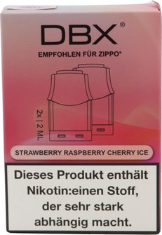 DBX Pod Strawberry Raspberry Cherry Ice 20mg/ml 2er