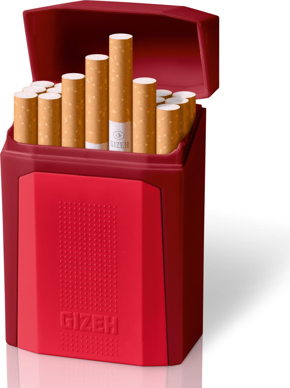 Gizeh  Flipcase Zigarettenbox  2 x aus Kunststoff für ca.21 Zigaretten 