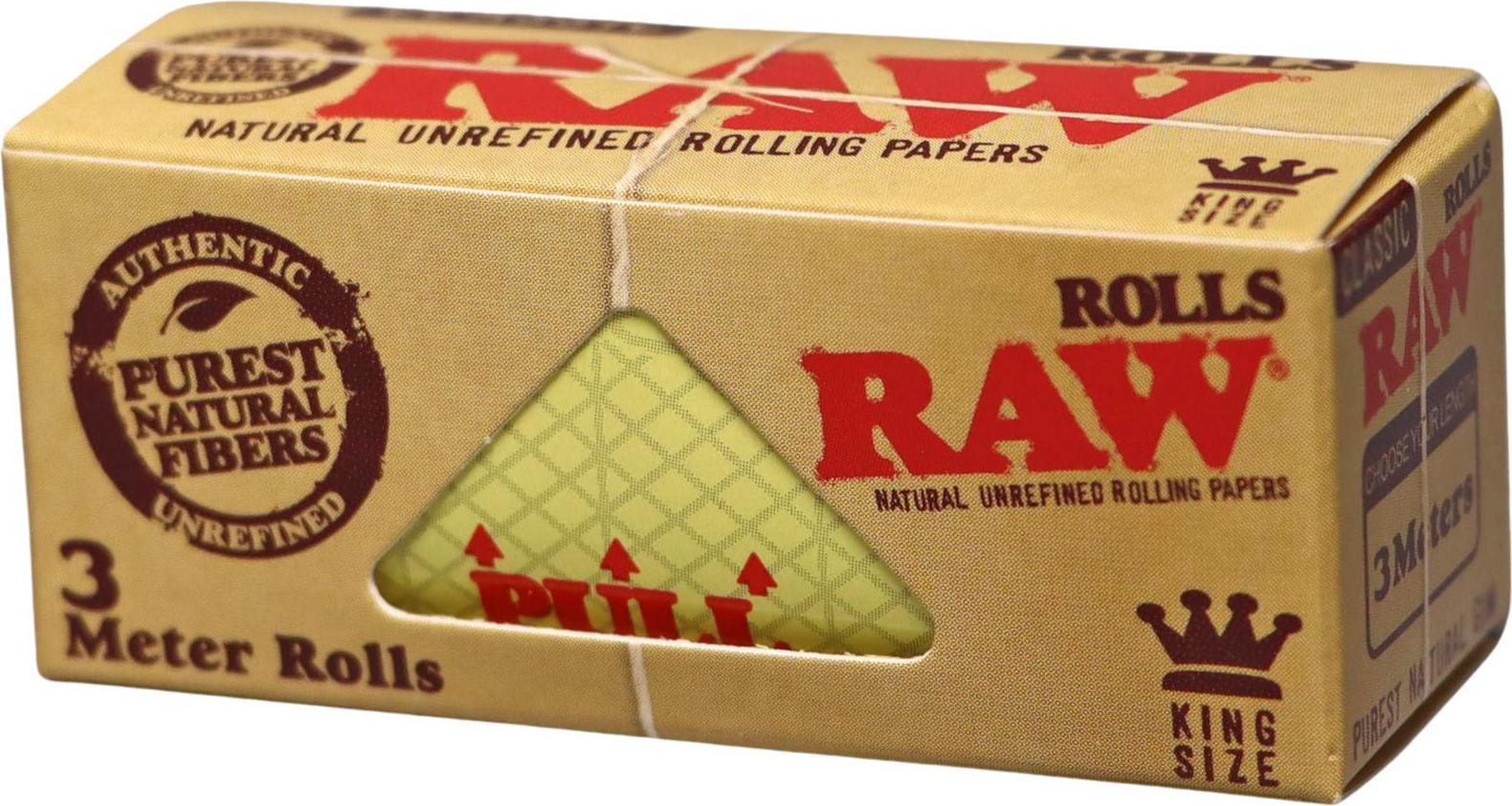 Raw Black Slim Longpapes Ungebleicht | 32xBlatt | Kingsize